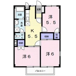 サンリバー２１の物件間取画像